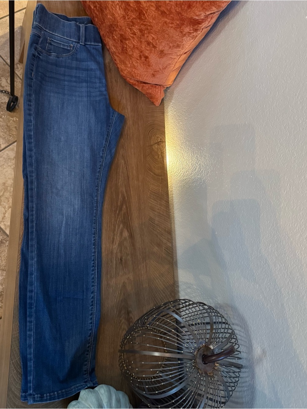 Natural Reflections Dark Blue Straight-Leg Jeans